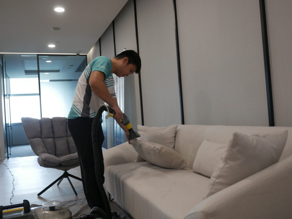 Sofa Deep Cleaning Singapore living room upholstery cleaning
